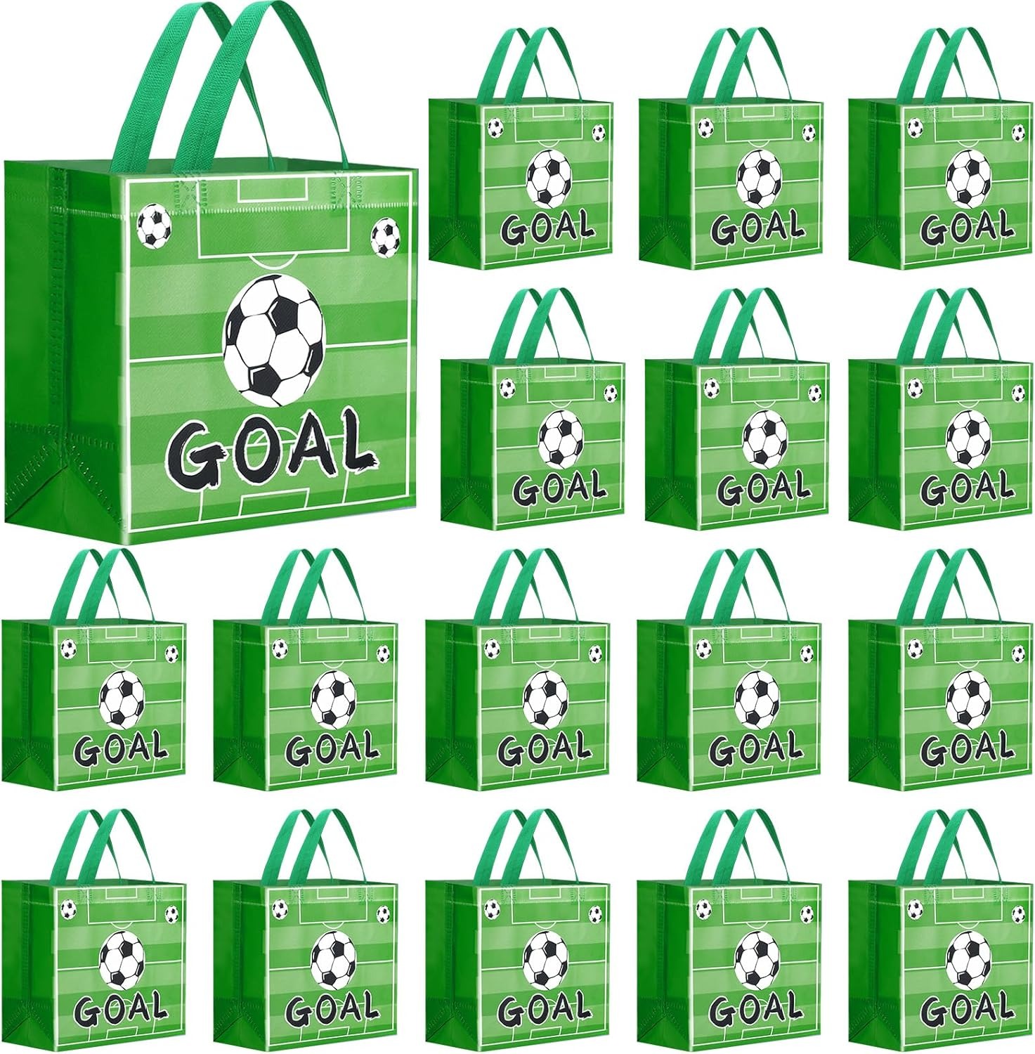 Bolsas de recuerdos para la fiesta de fútbol
